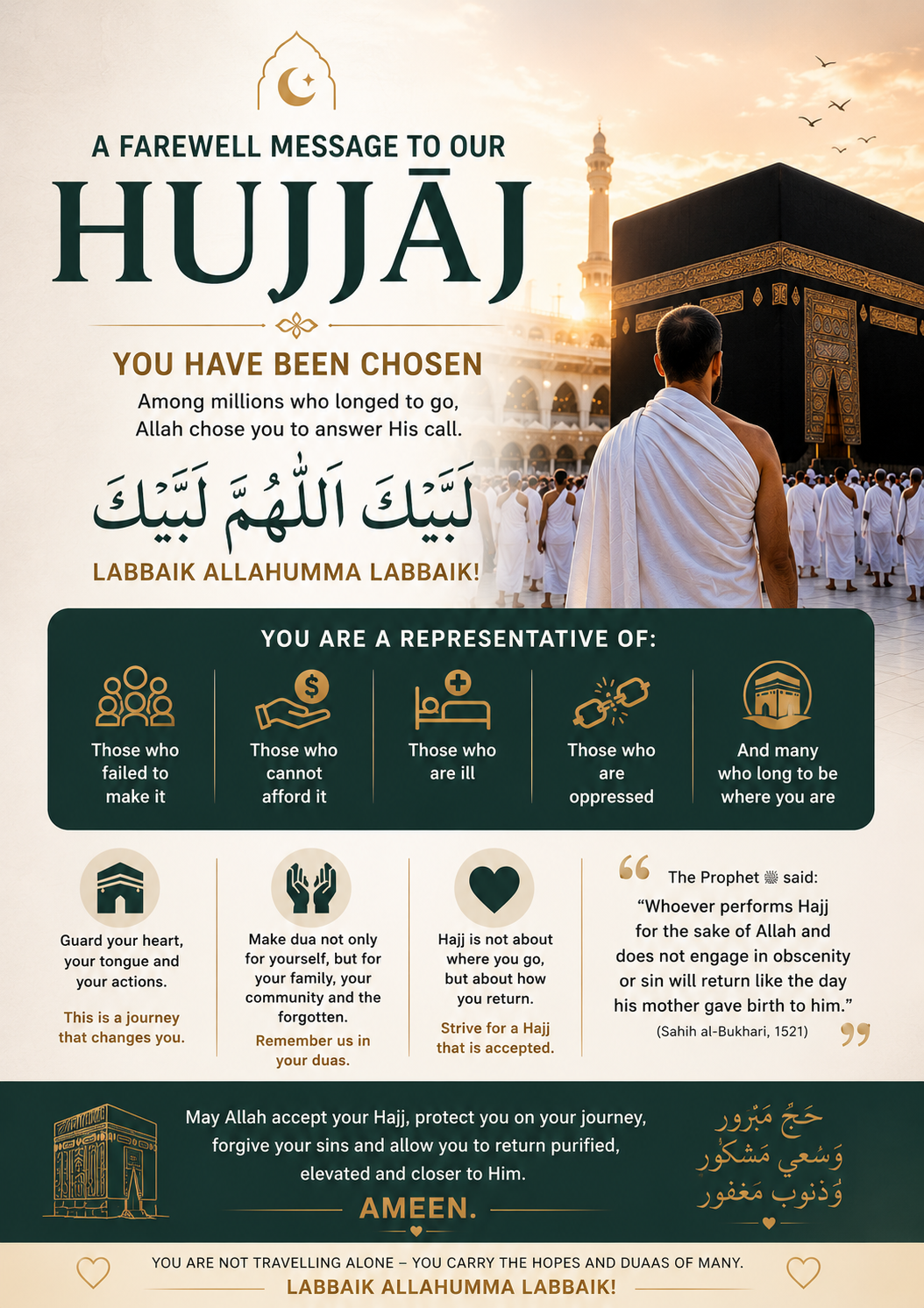 A Farewell Message to Our Hujjāj