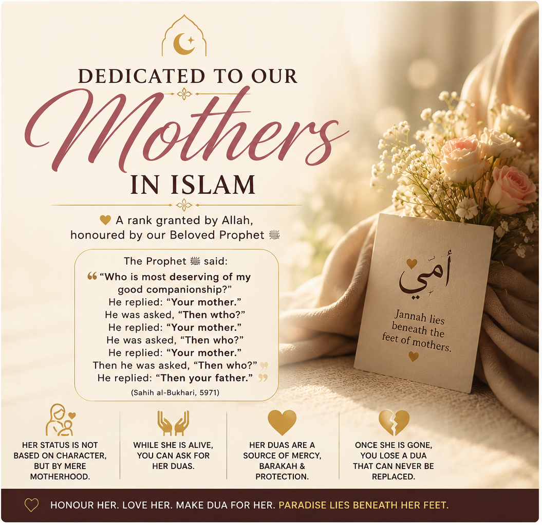 The Rank of a Mother in Islam